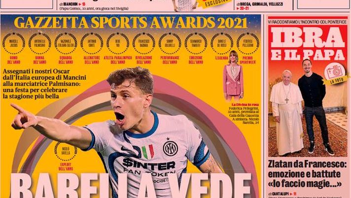Prima Pagina, La Gazzetta dello Sport: “Eriksen va verso la Danimarca” Prima Pagina