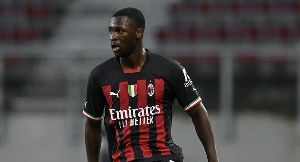 Fodé Ballo-Touré (difensore AC Milan), qui durante l'amichevole Wolfsberger-Milan 0-5 | News (Getty Images) Fodé Ballo-Touré AC Milan amichevole Wolfsberger-Milan 0-5