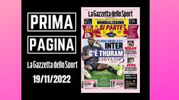 Prima pagina Gazzetta dello Sport: “Inter, c’è Thuram. Chi va via?”