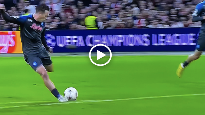 VIDEO Ajax-Napoli 1-3! Dominio azzurro all’Amsterdam Arena: Zielinski cala il tris zielinski