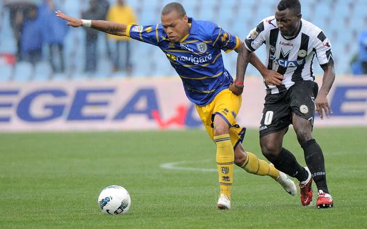 Kwadwo Asamoah con la maglia dell'Udinese Kwadwo Asamoah con la maglia dell'Udinese