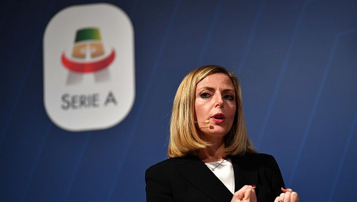 ROME, ITALY - MAY 14:  Veronica Diquattro attends during the A-Words at Ara Pacis on May 14, 2019 in Rome, Italy.  (Photo by Valerio Pennicino/Getty Images for Lega Serie A) 
