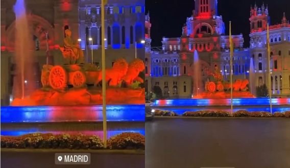 Il derby dei colori, errore di calcolo: Madrid diventa…blaugrana per la Regina Elisabetta- immagine 2