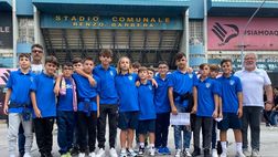FOTO i ragazzi della scuola calcio Team Calcio ospite del Palermo allo stadio “Barbera”