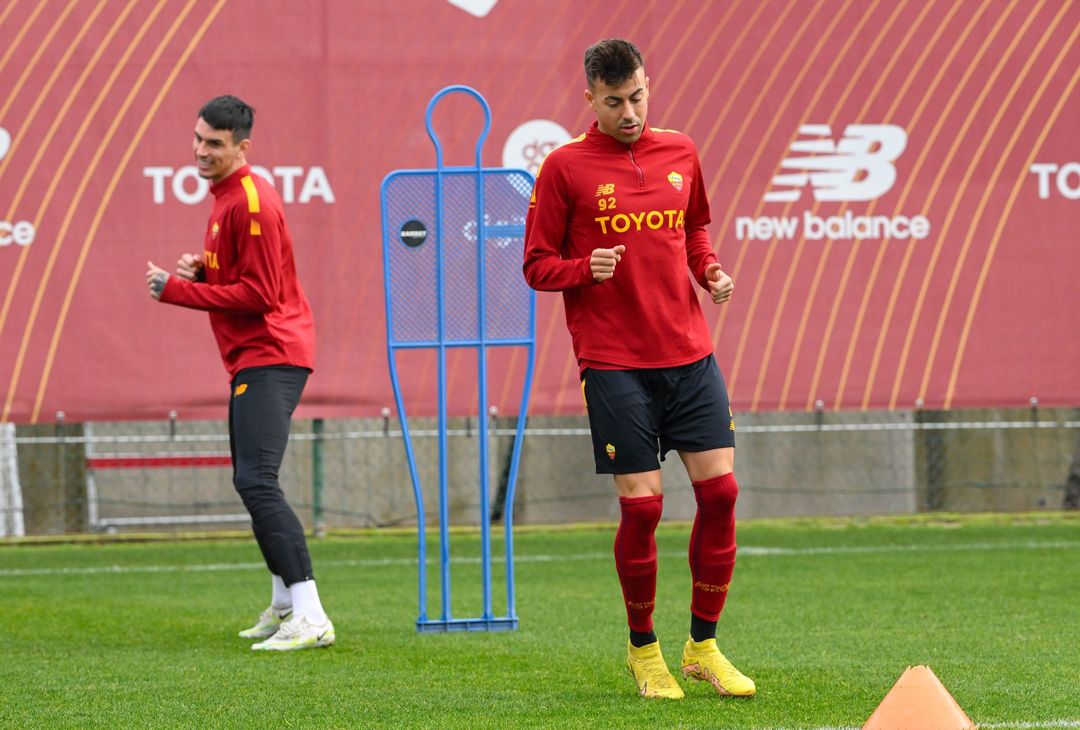 Roma, l’allenamento a due giorni dalla sfida con il Bologna – FOTO GALLERY - immagine 16