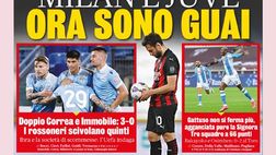 Prima Pagina, La Gazzetta dello Sport: “Milan e Juve, ora sono guai. Turbo Inter, lo scudetto va di corsa”