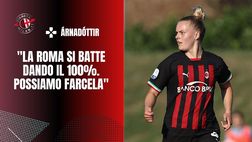 Milan Femminile, Árnadóttir: “Ho imparato molto e continuo a migliorare”