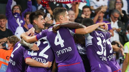 GERMOGLI PH: 3 OTTOBRE 2021 FIRENZE STADIO ARTEMIO FRANCHI SERIE A FIORENTINA VS NAPOLI NELLA FOTO ESULTANZA GOL QUARTA GERMOGLI PH: 3 OTTOBRE 2021 FIRENZE STADIO ARTEMIO FRANCHI SERIE A FIORENTINA VS NAPOLI NELLA FOTO ESULTANZA GOL QUARTA