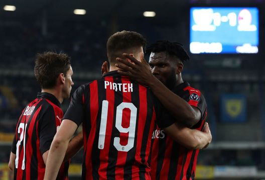  L'esultanza tra Kessié e Piatek (GETTY Images) 