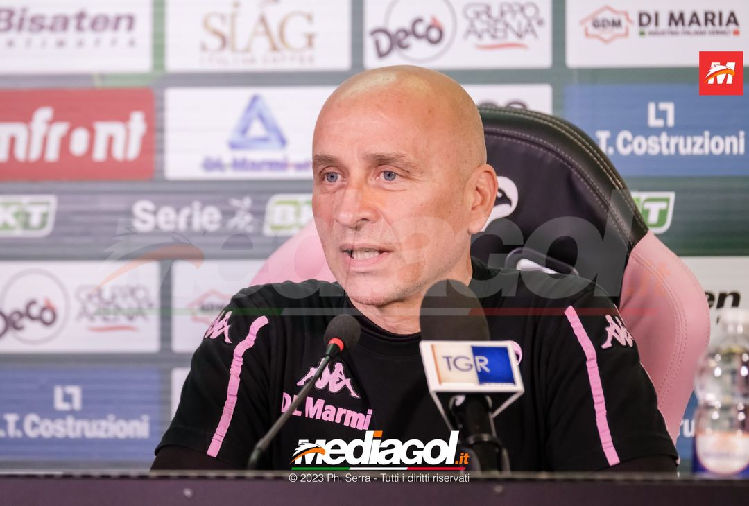 FOTO PALERMO, verso il Modena: Eugenio Corini in conferenza stampa (GALLERY) - immagine 3