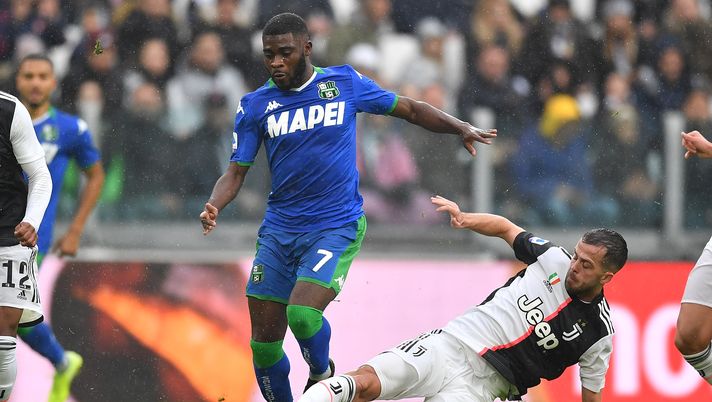 Jérémie Boga, esterno offensivo del Sassuolo (credits: GETTY images)  