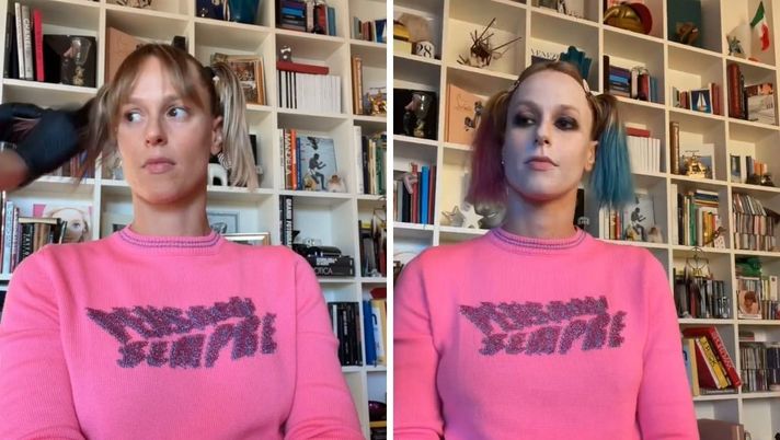 Federica Pellegrini ad Halloween diventa Harley Quinn: la trasformazione Federica Pellegrini ad Halloween diventa Harley Quinn: la trasformazione - immagine 1