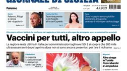 Prima Pagina, Giornale di Sicilia: “Palermo, Filippi a caccia dei ‘doppioni’”
