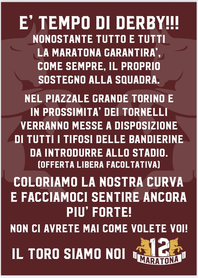 Toro, la Maratona pensa già al derby: bandierine e curva tutta colorata- immagine 2