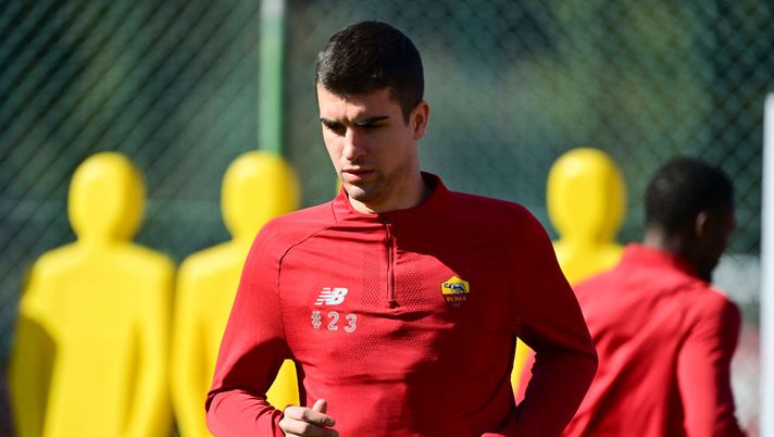 ROME, ITALY - FEBRUARY 22: AS Roma player Gianluca Mancini during training session at Centro Sportivo Fulvio Bernardini on February 22, 2022 in Rome, Italy. (Photo by Luciano Rossi/AS Roma via Getty Images) Roma: Zaniolo, Mancini ed El Shaarawy tornano in gruppo. Le ultime da Trigoria - immagine 1