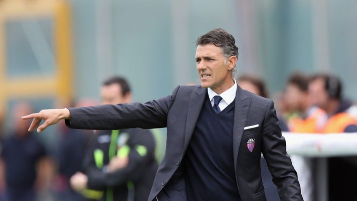 CATANIA, ITALY - MAY 18:  Head coach of Catania Maurizio Pellegrino gestures during the Serie A match between Calcio Catania and Atalanta BC at Stadio Angelo Massimino on May 18, 2014 in Catania, Italy.  (Photo by Maurizio Lagana/Getty Images) 