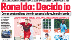 Prima Pagina, Corriere dello Sport: “Ronaldo: Decido io. Icardi ci crede”