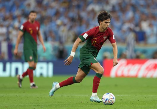 Il giocatore dell'Atletico Madrid Joao Felix in maglia Portogallo (getty images) Portogallo Joao Felix