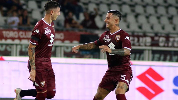 Sport Calcio Tim CUP 2018-2019 TORINO-COSENZA
Nella foto:esulta Baselli 