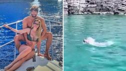 VIDEO Diletta Leotta, fuga d’amore con Can Yaman: gita in barca e nuotata tra le acque di Capri