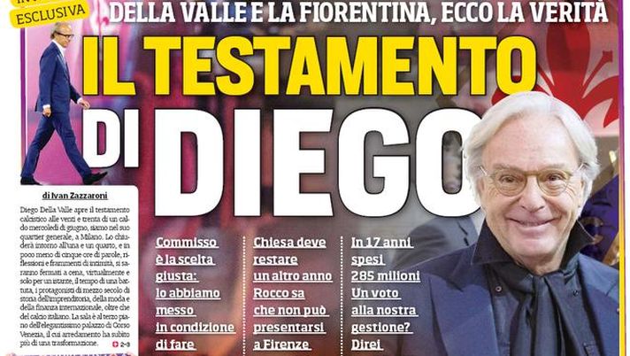 Prima Pagina, Corriere dello Sport: “Il testamento di Diego. Intrigo Icardi. Neymar, quanti guai” 