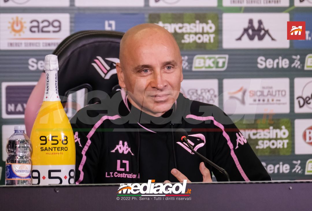 FOTO PALERMO, verso il Como: Mister Corini in conferenza stampa (Gallery)- immagine 1