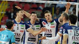 Superlega volley, Itas Trentino batte 3-2 la capolista Cisterna. Risultati e classifica