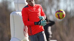 Lecce, primo allenamento di Plizzari con il club giallorosso (FOTO)