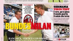 GAZZETTA DELLO SPORT – La prima pagina di oggi, 16 maggio 2020