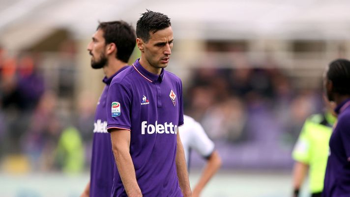 FLORENCE, ITALY - APRIL 15: Nikola Kalinic of ACF Fiorentina reacts during the Serie A match between ACF Fiorentina and Empoli FC at Stadio Artemio Franchi on April 15, 2017 in Florence, Italy.  (Photo by Gabriele Maltinti/Getty Images) 