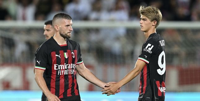 Charles De Ketelaere (attaccante AC Milan) ha esordito in rossonero durante l'amichevole Vicenza-Milan 1-6 | News (Getty Images) Charles De Ketelaere AC Milan amichevole Vicenza-Milan 1-6