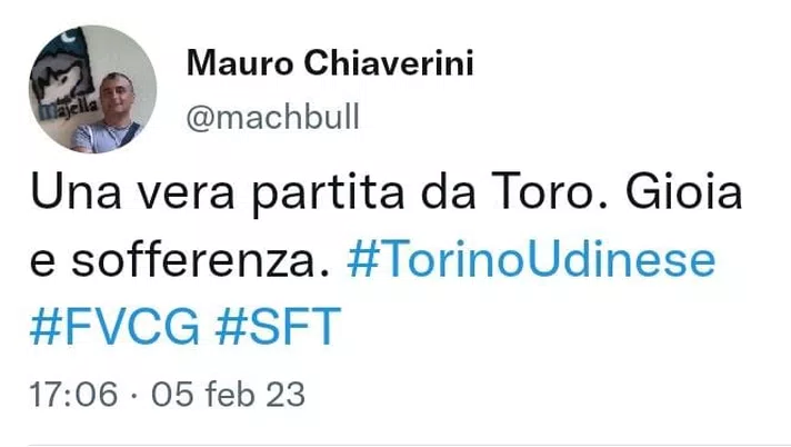 Torino-Udinese 1-0, le reazioni social: “Una partita da Toro” - immagine 1