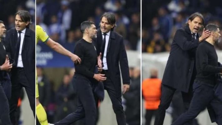 Porto-Inter, il brutto gesto di Conceiçao e la reazione piccata di Inzaghi - immagine 1