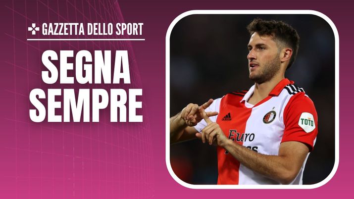 Santiago Giménez Feyenoord Calciomercato AC Milan