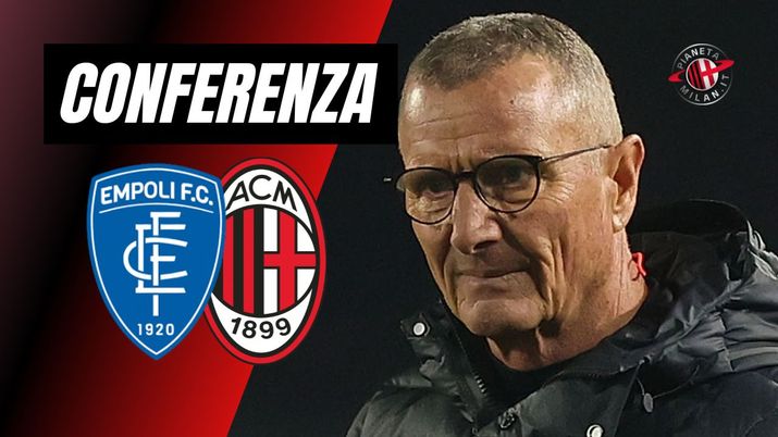 Empoli-Milan Serie A 2023-2024 conferenza stampa Andreazzoli