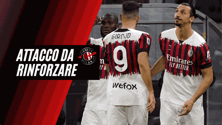 Milan, c’è un attacco da rinforzare: l’unico sicuro di restare è Giroud Olivier Giroud e Zlatan Ibrahimovic, attaccanti del Milan (getty images)