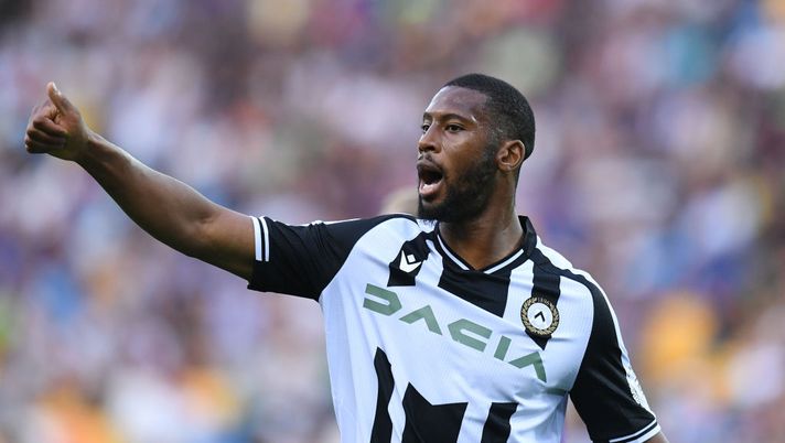UDINE, ITALY - AUGUST 31: Beto of Udinese Calcio reacts during the Serie A match between Udinese Calcio and ACF Fiorentina at Dacia Arena on August 31, 2022 in Udine, Italy. (Photo by Alessandro Sabattini/Getty Images) Samardzic, Makengo, Beto, Success, Udogie: chi gioca e chi rischia nell’Udinese - immagine 1