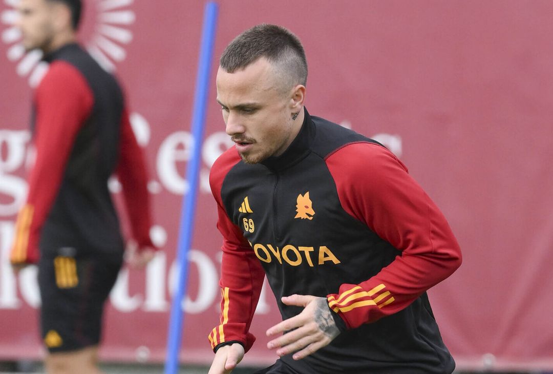 Roma, la rifinitura a Trigoria in vista dell’Inter – FOTOGALLERY - immagine 13