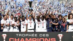 Francia, il Psg batte il Lione e vince la Supercoppa