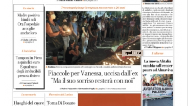 Prima Pagina, La Repubblica Palermo: “Lidi,piazze,megastore caccia ai non vaccinati” Prima Pagina, La Repubblica Palermo: “Lidi,piazze,megastore caccia ai non vaccinati”