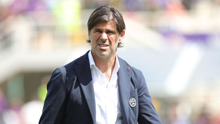 FLORENCE, ITALY - MAY 14: Andrea Sottil manager of Udinese Calcio looks on during the Serie A match between ACF Fiorentina and Udinese Calcio at Stadio Artemio Franchi on May 14, 2023 in Florence, Italy. (Photo by Gabriele Maltinti/Getty Images) Sottil: “Ho già deciso il modulo per la prossima stagione, dirò la mia sul mercato” - immagine 1