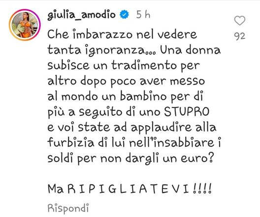 Hakimi-Abouk, interviene la moglie di Sensi: “Insabbia i soldi e parlate di furbizia?”- immagine 2