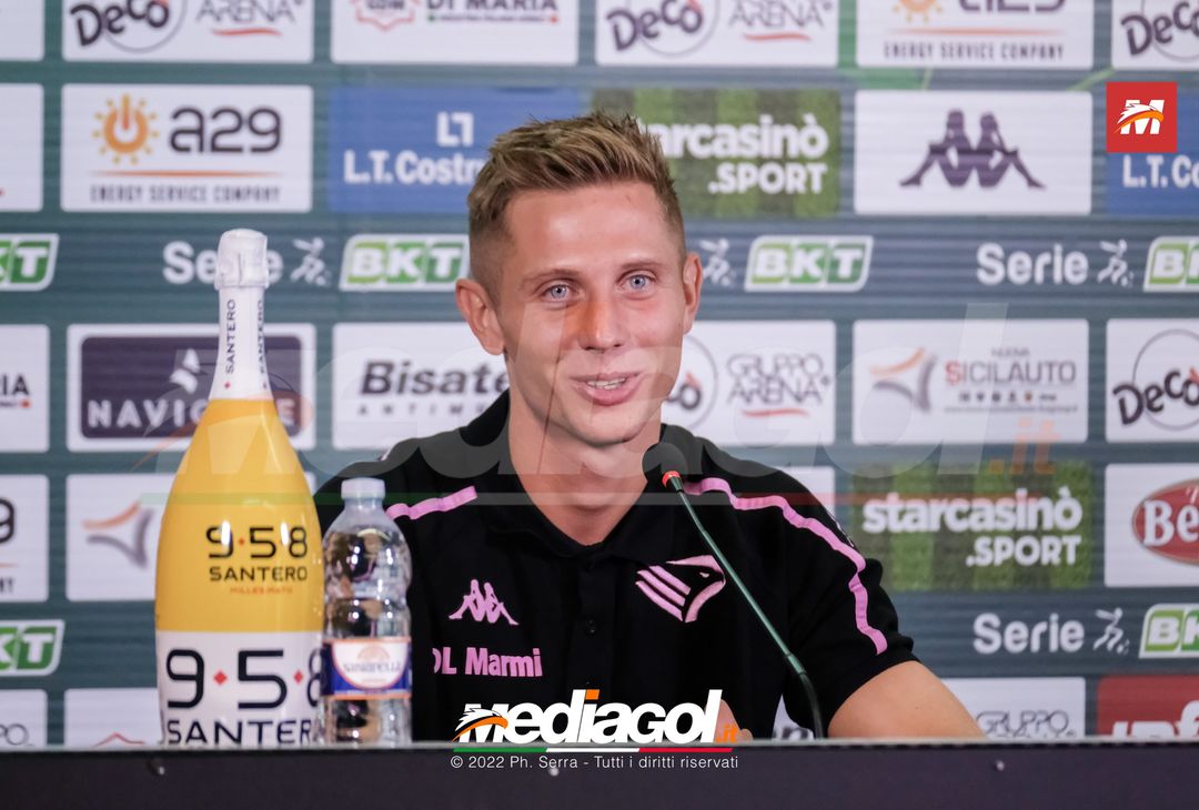 FOTO PALERMO, La conferenza stampa di presentazione di Luca Vido (Gallery) - immagine 14