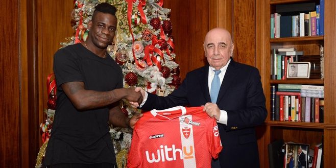 foto Monza Calcio Balotelli Galliani foto Monza Calcio Balotelli Galliani