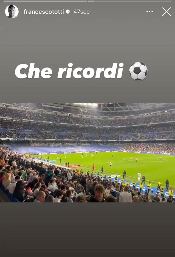 Totti al Bernabeu ospite di Ancelotti e del Real Madrid: “Che ricordi…”- immagine 2