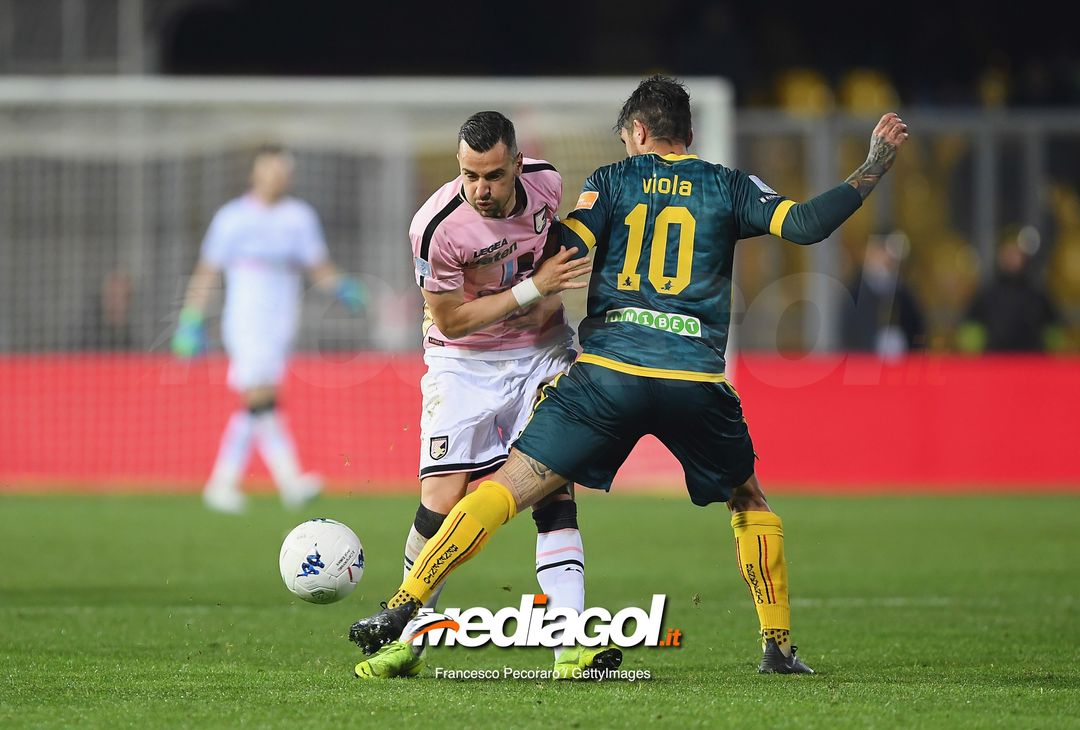 during the Serie B match between Benevento and Carpi FC at Stadio Ciro Vigorito on April 14, 2019 in Benevento, Italy. 