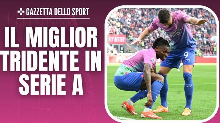 esultanza gol Rafael Leao AC Milan Milan-Lecce 3-0 Serie A 2023-2024