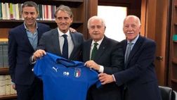 Nazionale, Mancini: “Un sogno essere qui, ho dei ringraziamenti da fare” | FOTO