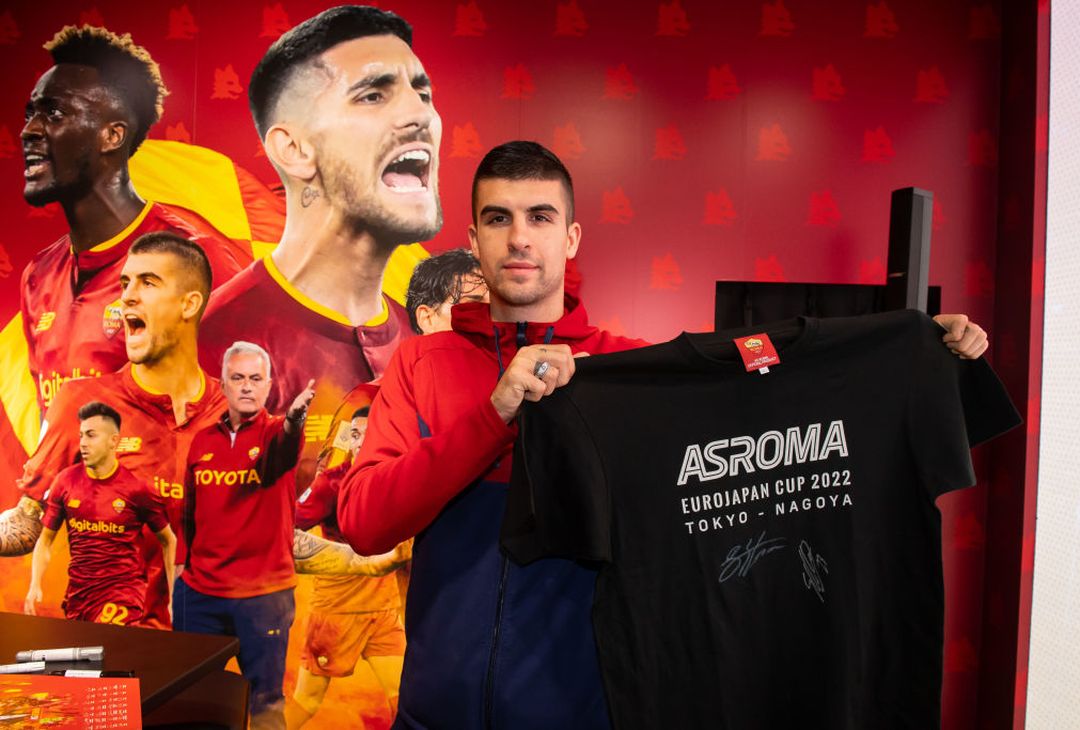 Roma: Spinazzola, Mancini e Pinto incontrano i tifosi in Giappone – FOTO GALLERY - immagine 4