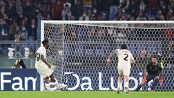 Roma-Milan, l’esultanza della squadra sotto la Curva Sud / VIDEO